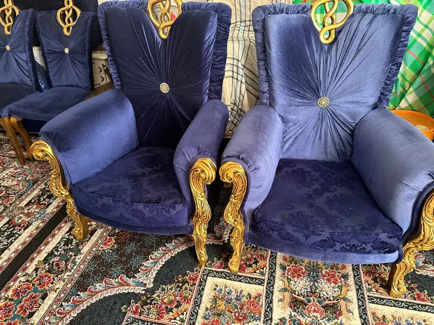 مبل هفت نفره و میزناهارخوری چهارنفره ست|مبلمان خانگی و میز عسلی|شهرضا, |دیوار