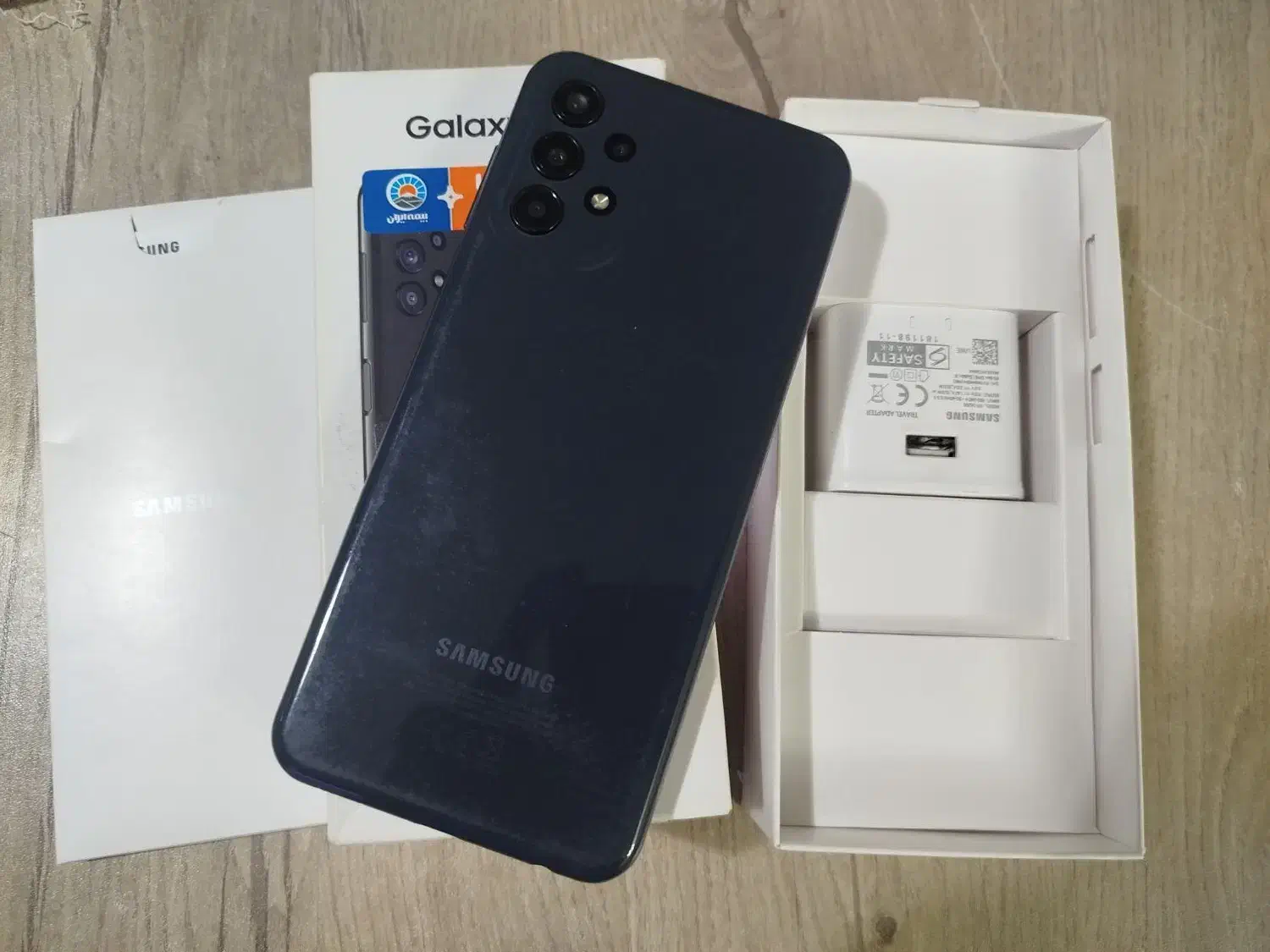 گوشی A13 با کارتن و شارژر و انتقال مالکیت|موبایل|بندر ترکمن, |دیوار