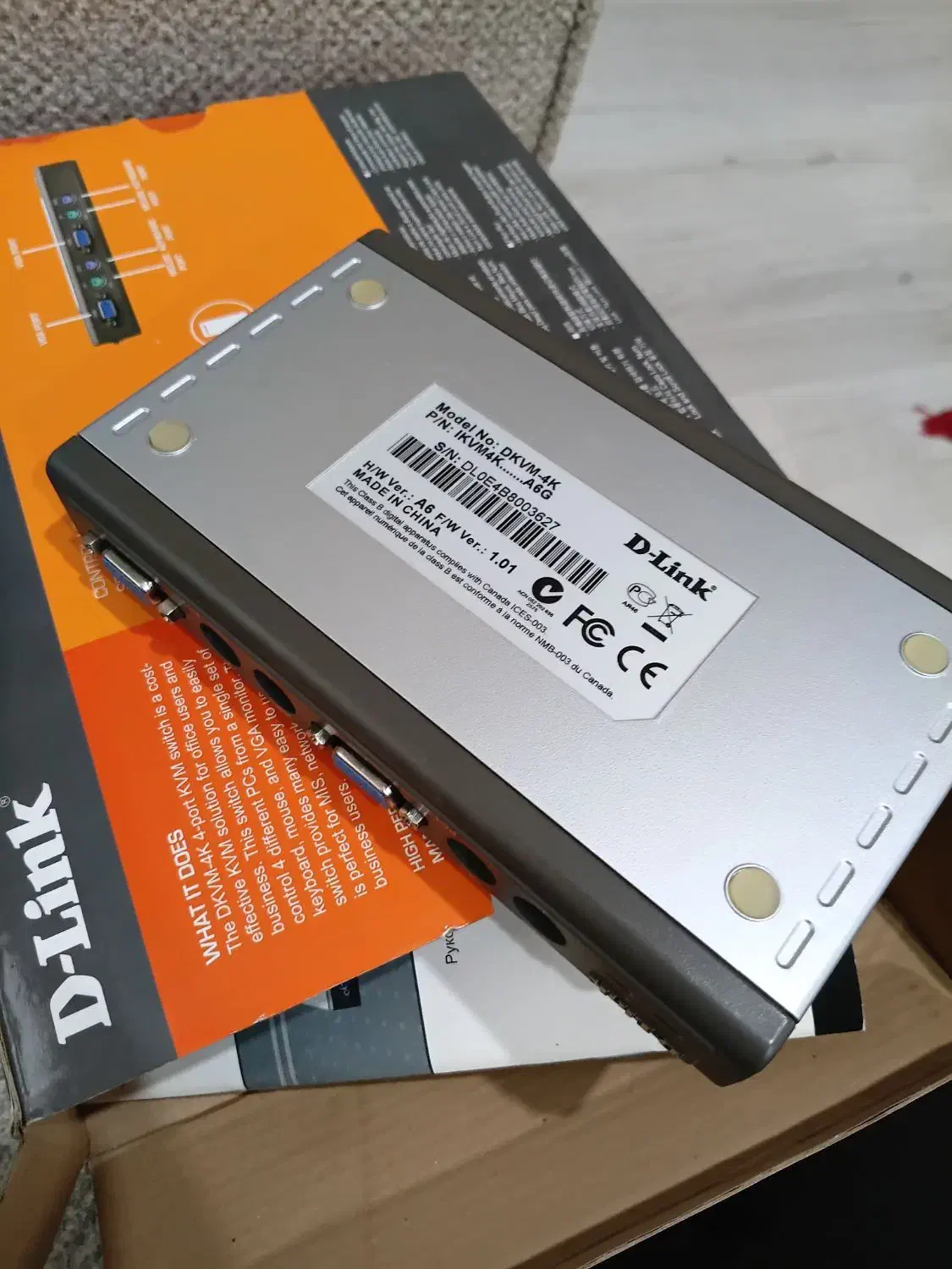 KVM 4 port ps2|مودم و تجهیزات شبکه|بندرعباس, |دیوار