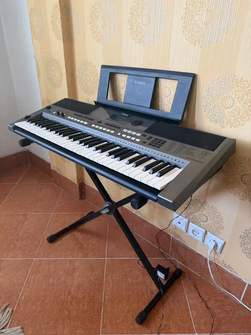 کیبورد یاماها مدل E443 با جعبه و تمام لوازم|پیانو، کیبورد، آکاردئون|شیراز, ارم|دیوار