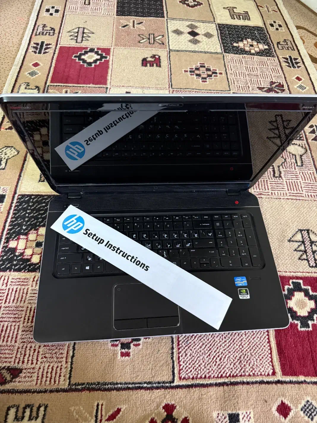 لپتاپ اچ پی ۱۷ اینچ Laptop HP ENVY dv7|رایانه همراه|اصفهان, باغ کاران|دیوار