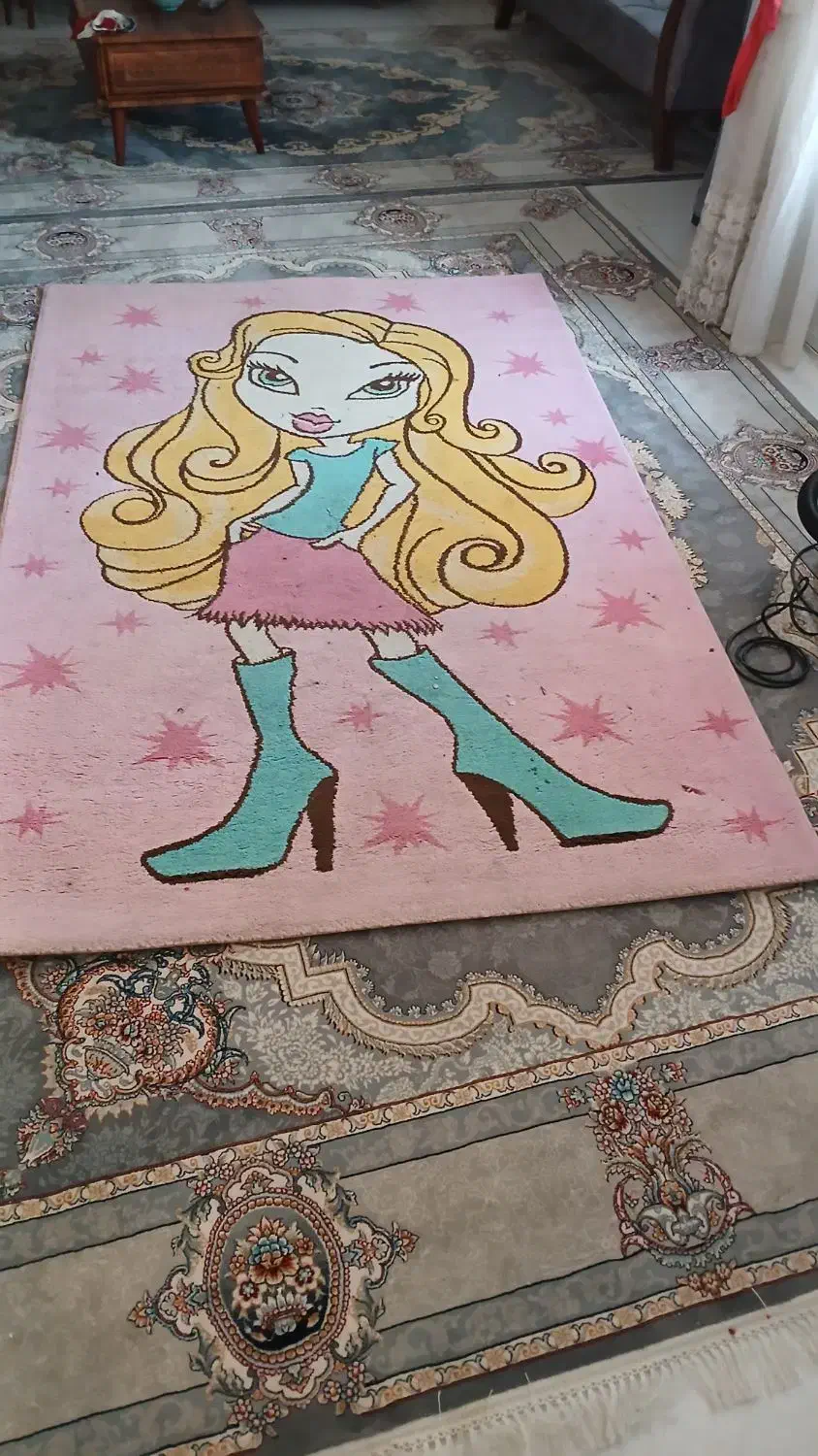 فرش دخترانه|فرش|ساوه, |دیوار