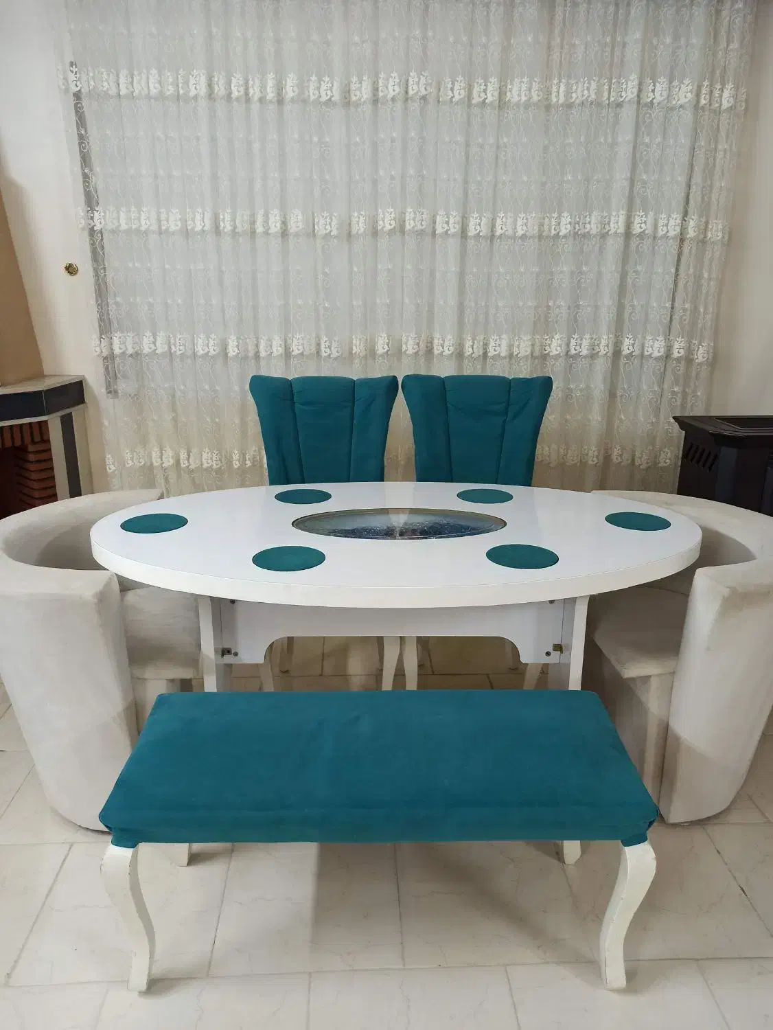 میز غذاخوری ۶ نفره|میز و صندلی غذاخوری|بابل, |دیوار