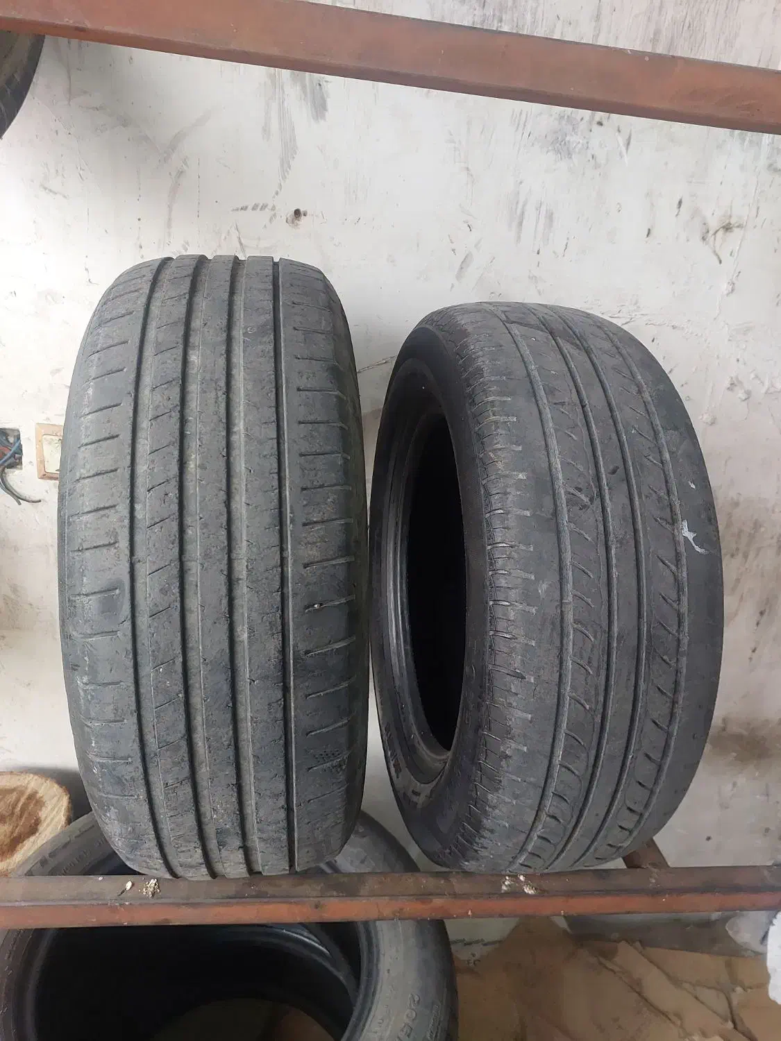 دو جفت لاستیک|قطعات یدکی و لوازم جانبی|نوشین شهر, |دیوار