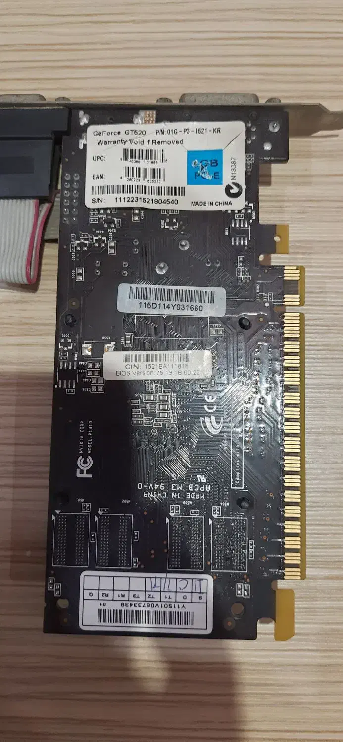 گرافیک جیفورس gt520|قطعات و لوازم جانبی رایانه|اهواز, مهرشهر|دیوار