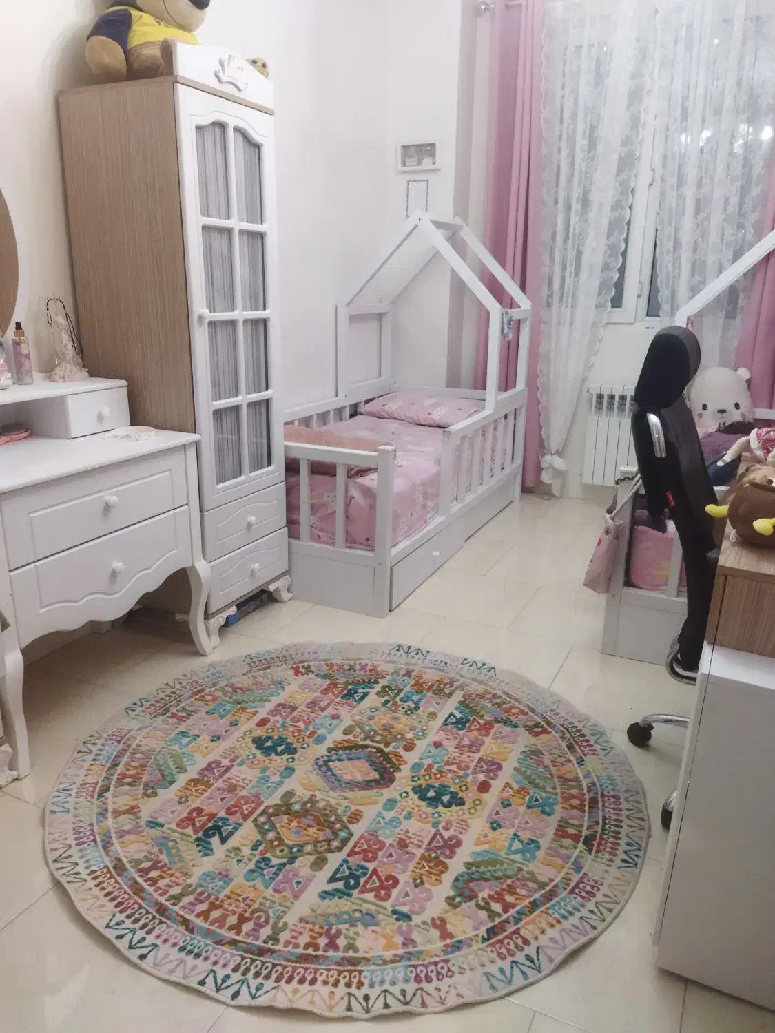 فرش گرد ۱/۵ متری، قالیچه ۱در ۱/۵|فرش|تهران, شهران جنوبی|دیوار