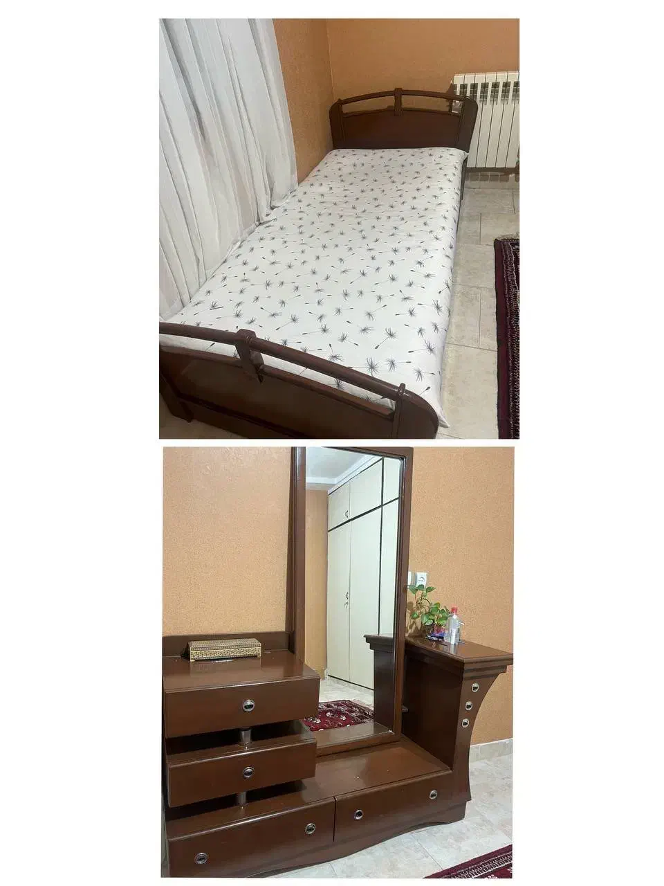 تخت خواب یکنفره|تخت و سرویس خواب|گرگان, |دیوار