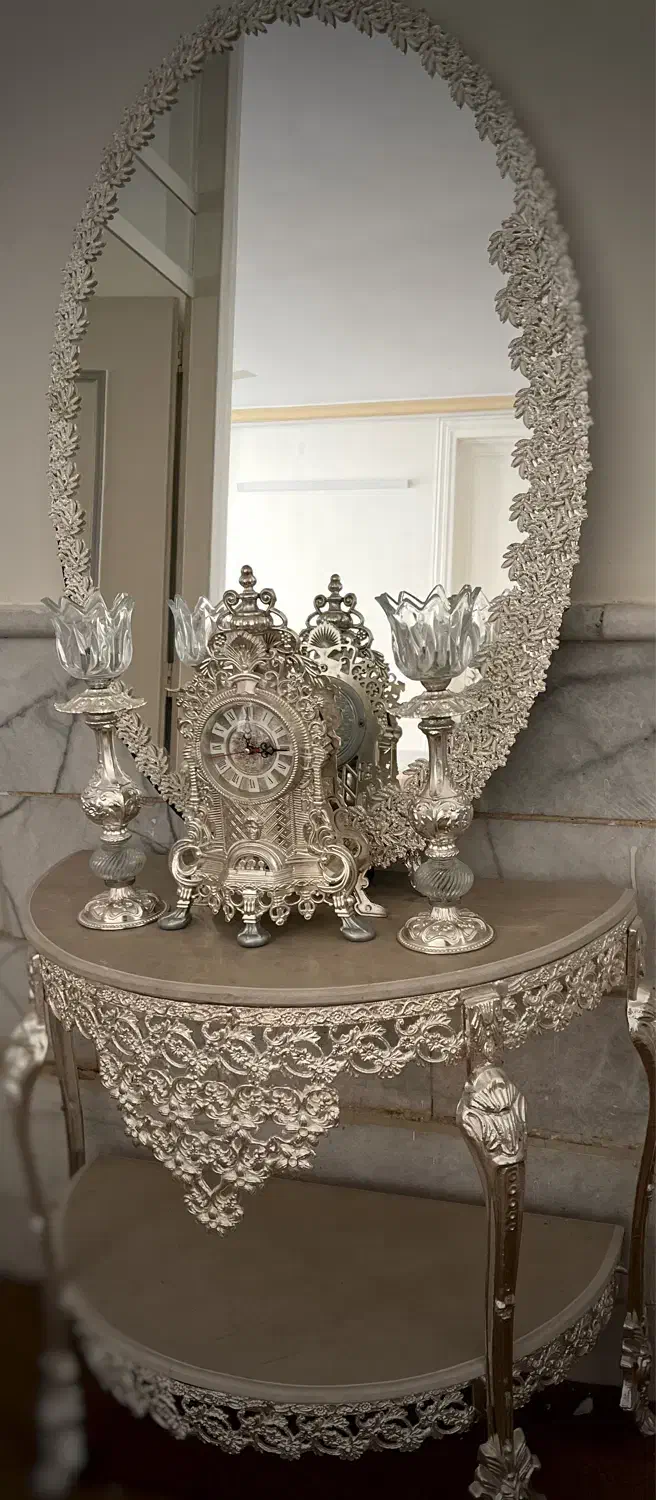 آینه شمعدان|آینه|یزد, |دیوار