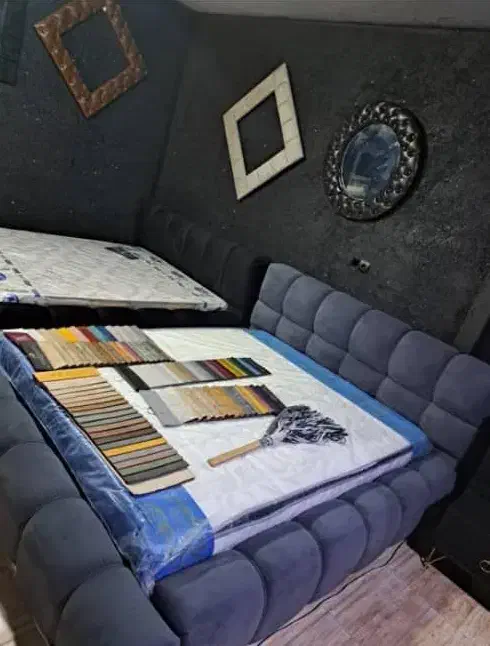 تولید سرویس تخت خواب پارچه خور ارسال رایگان|تخت و سرویس خواب|چهاردانگه (تهران), |دیوار