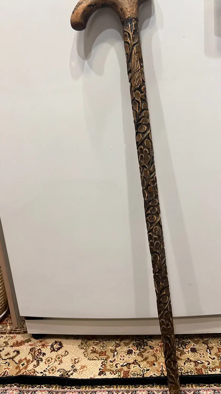 عصا چوبی قدیمی|کلکسیون اشیاء عتیقه|تهران, بهمن یار|دیوار