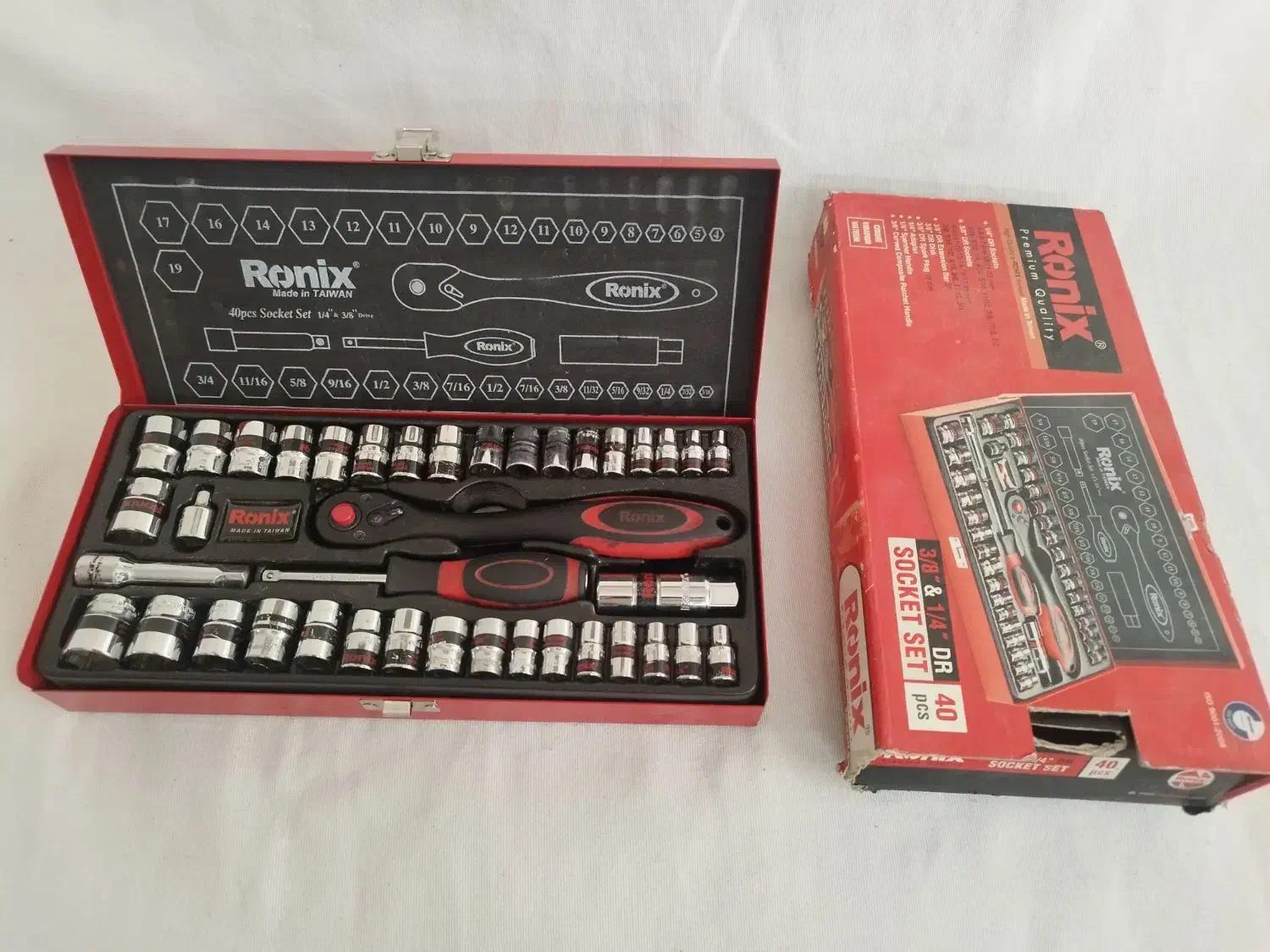 آچار بکس 40پارچه رونیکس|ابزارآلات|زنجان, |دیوار