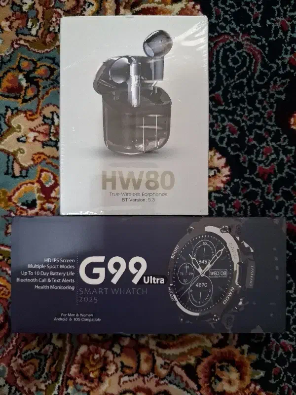 ساعت هوشمند و هندزفری بلوتوثی|لوازم جانبی موبایل و تبلت|تهران, مینای شمالی (مخبر)|دیوار