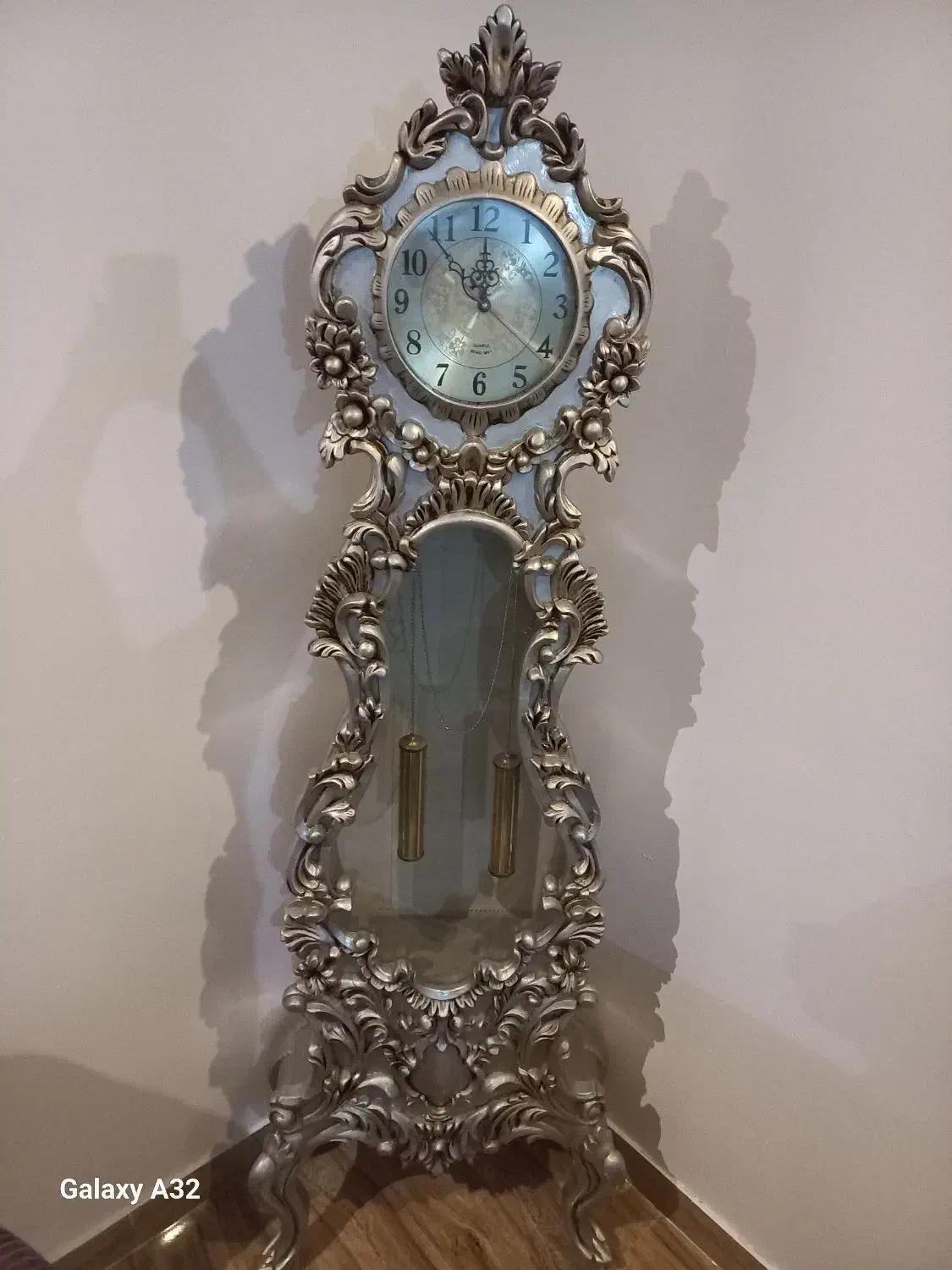 ساعت قدی منبت کاری|ساعت دیواری و تزئینی|اراک, |دیوار