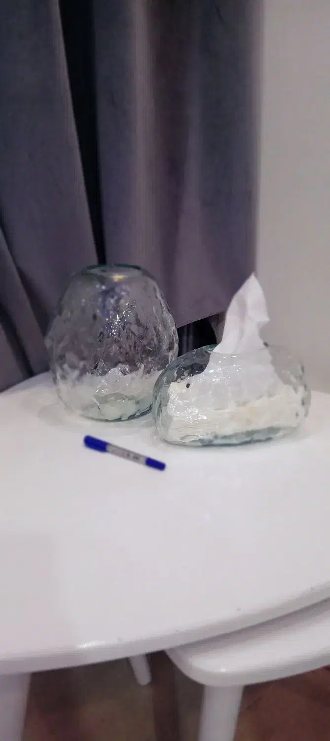 ست گلدان و جا دستمال دفرمه|صنایع دستی و سایر لوازم تزئینی|پرند, فاز ۶|دیوار