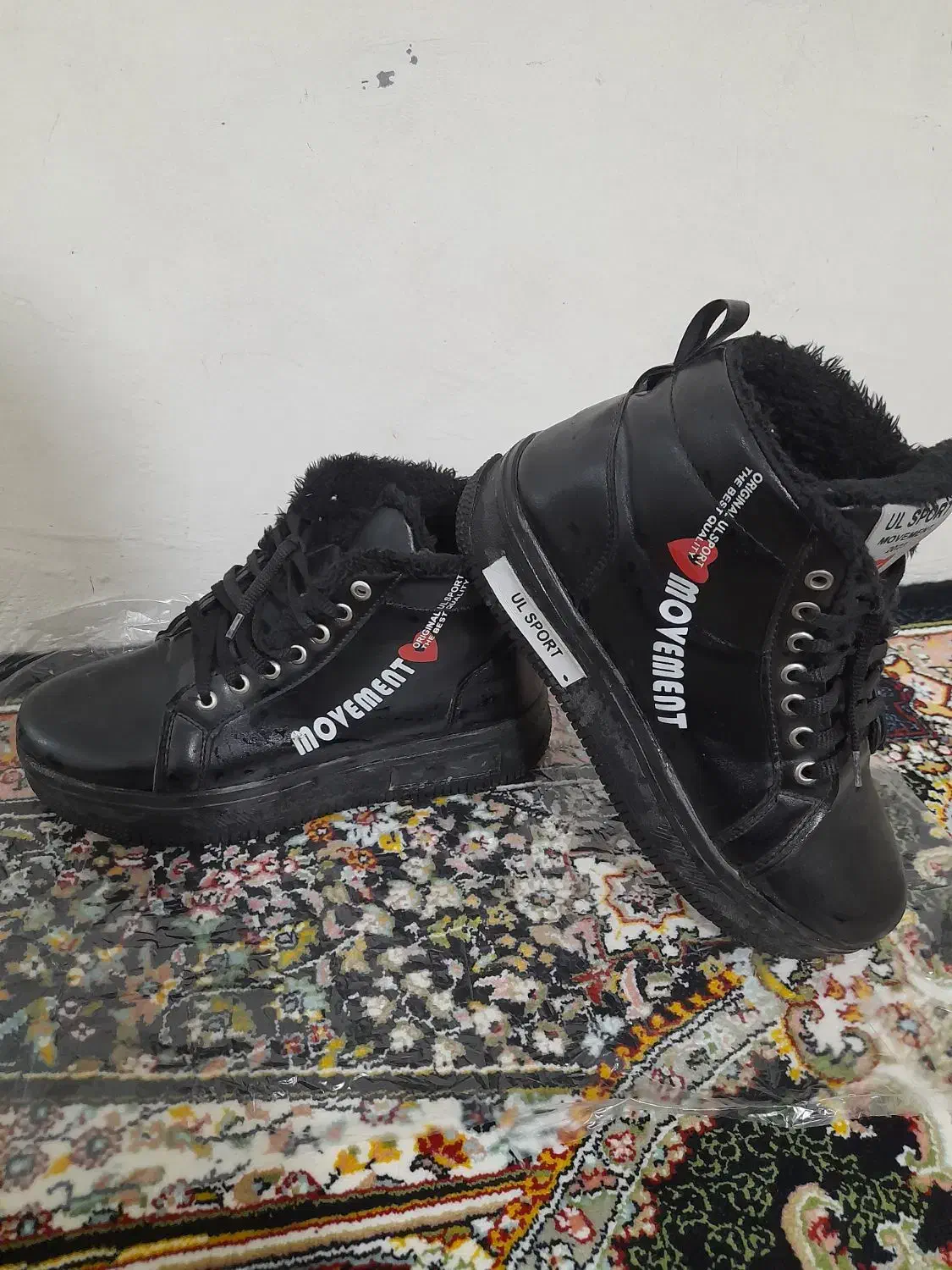 نیم بوت داخل پشم نو|کیف، کفش، کمربند|کرمانشاه, |دیوار