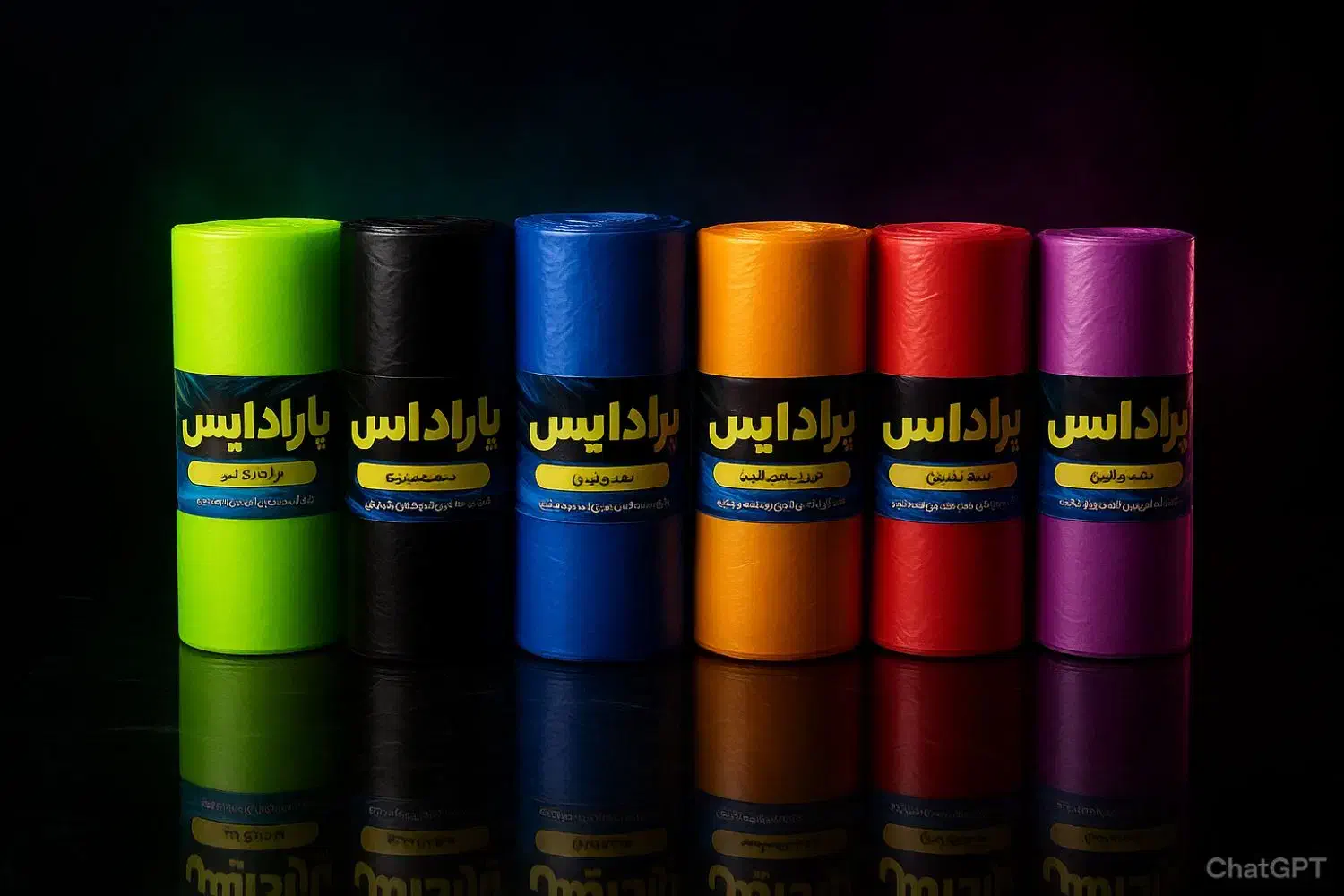 زباله رولی پارادایس|ظروف نگهدارنده، پلاستیکی، یک‌بارمصرف|باقرشهر, |دیوار