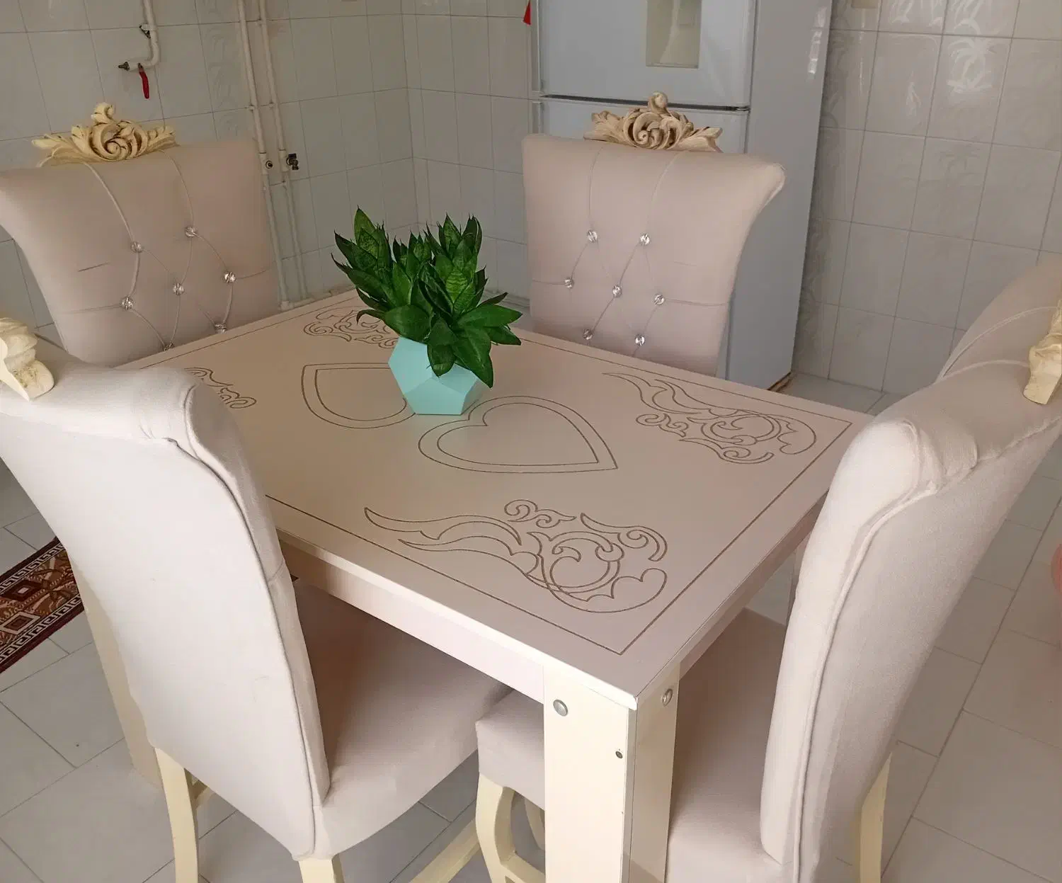 میز غذاخوری|میز و صندلی غذاخوری|نمین, |دیوار