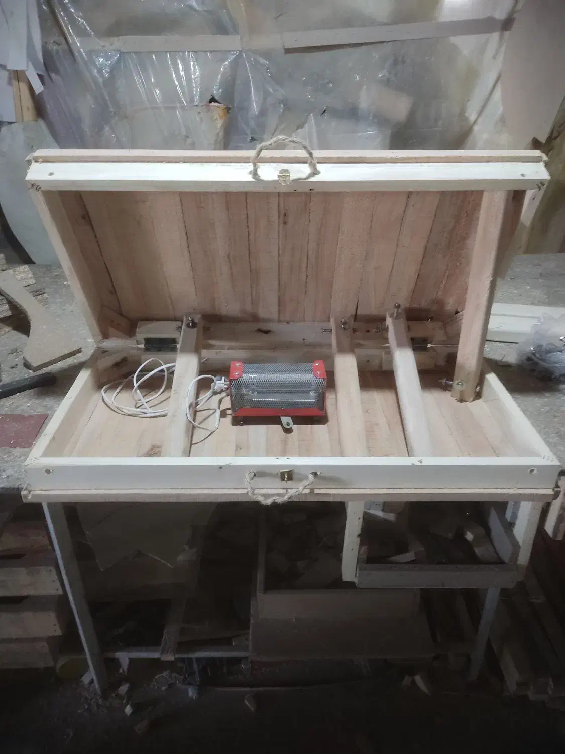 کرسی همراه باهیتر کم مصرف|بخاری، هیتر، شومینه|مشهد, پنجتن|دیوار