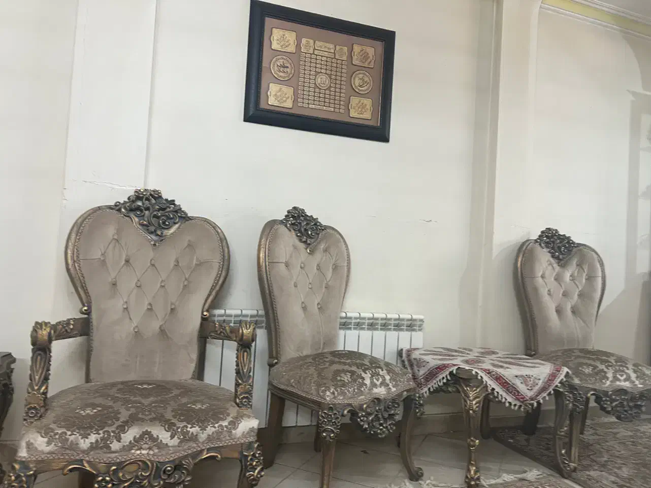 مبل کلاسیک سلطنتی ۹ نفر|مبلمان خانگی و میز عسلی|تهران, نیروی هوایی (پیروزی)|دیوار