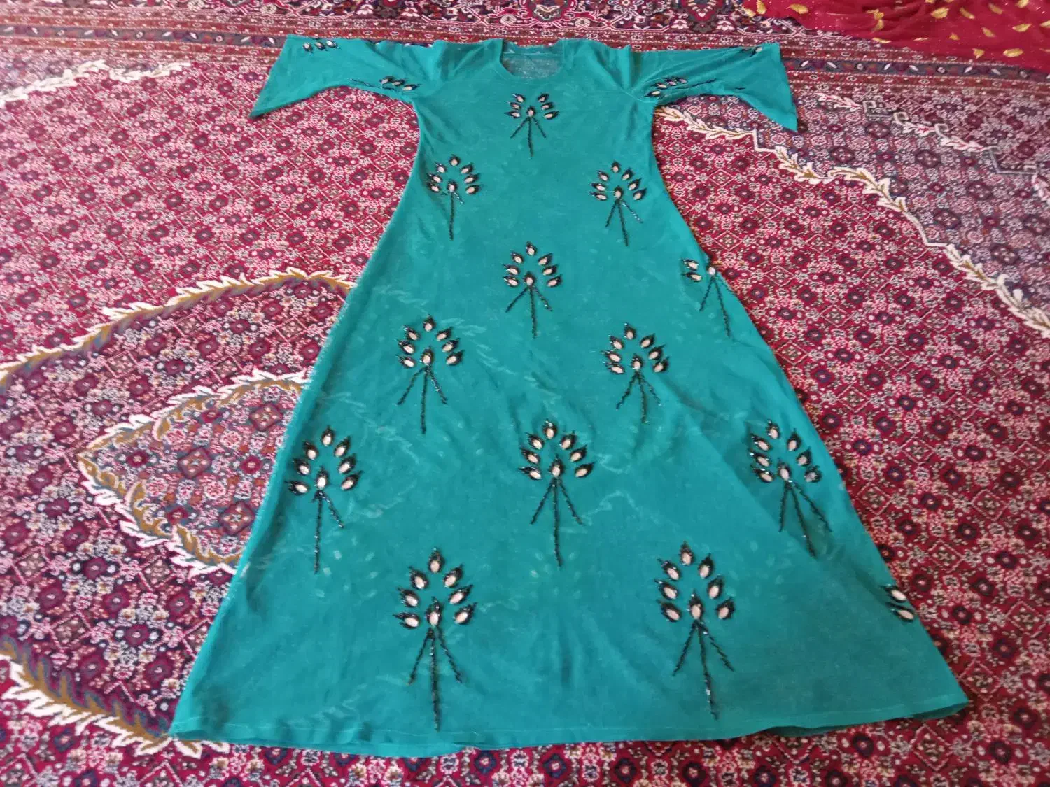 پیراهن کردی|لباس|دهلران, |دیوار