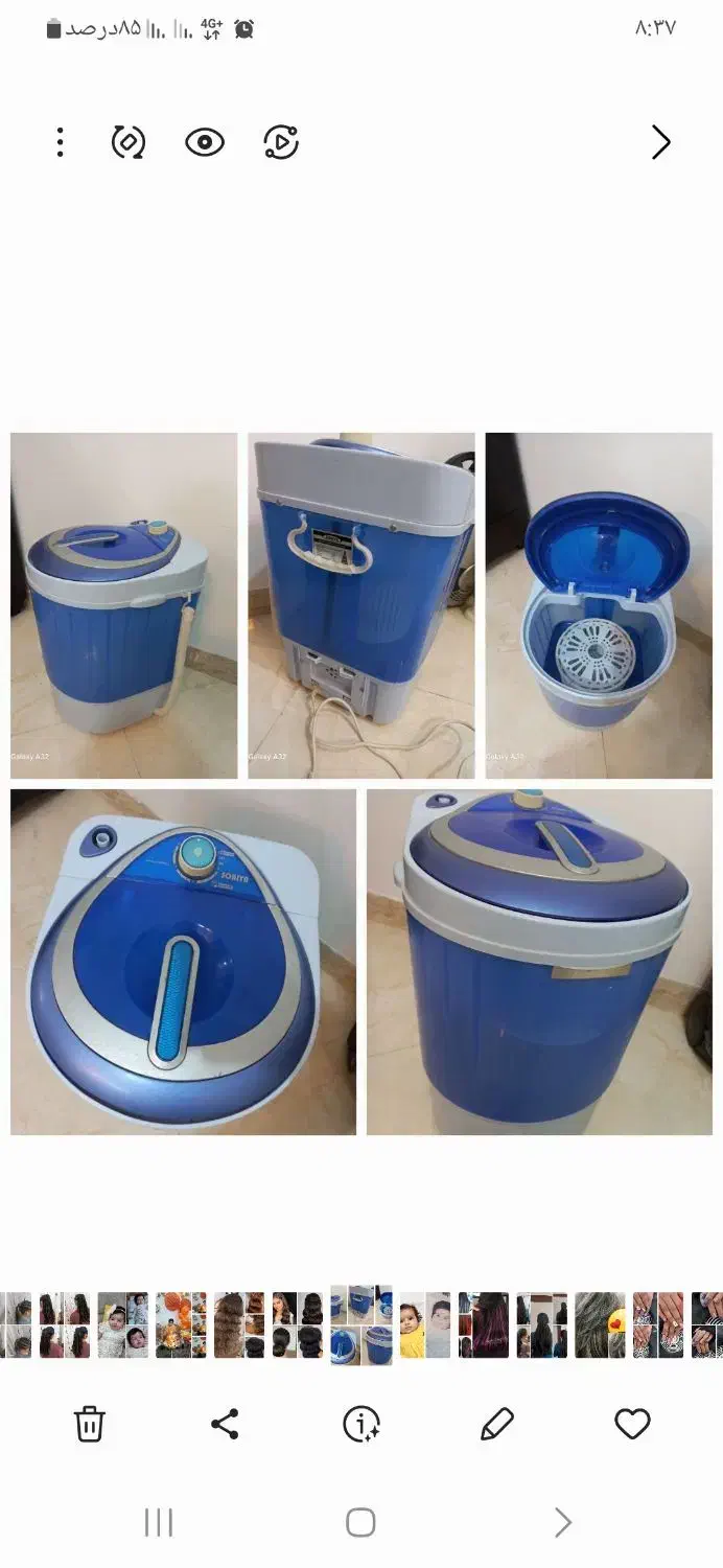 مینی واش سونیا کم کار کرده|ماشین لباسشویی و خشک‌کن لباس|شازند, |دیوار