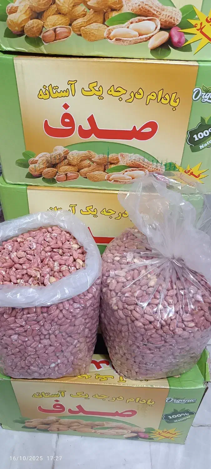 بادام زمینی استانه اشرفیه|خوردنی و آشامیدنی|قم, نخودی|دیوار