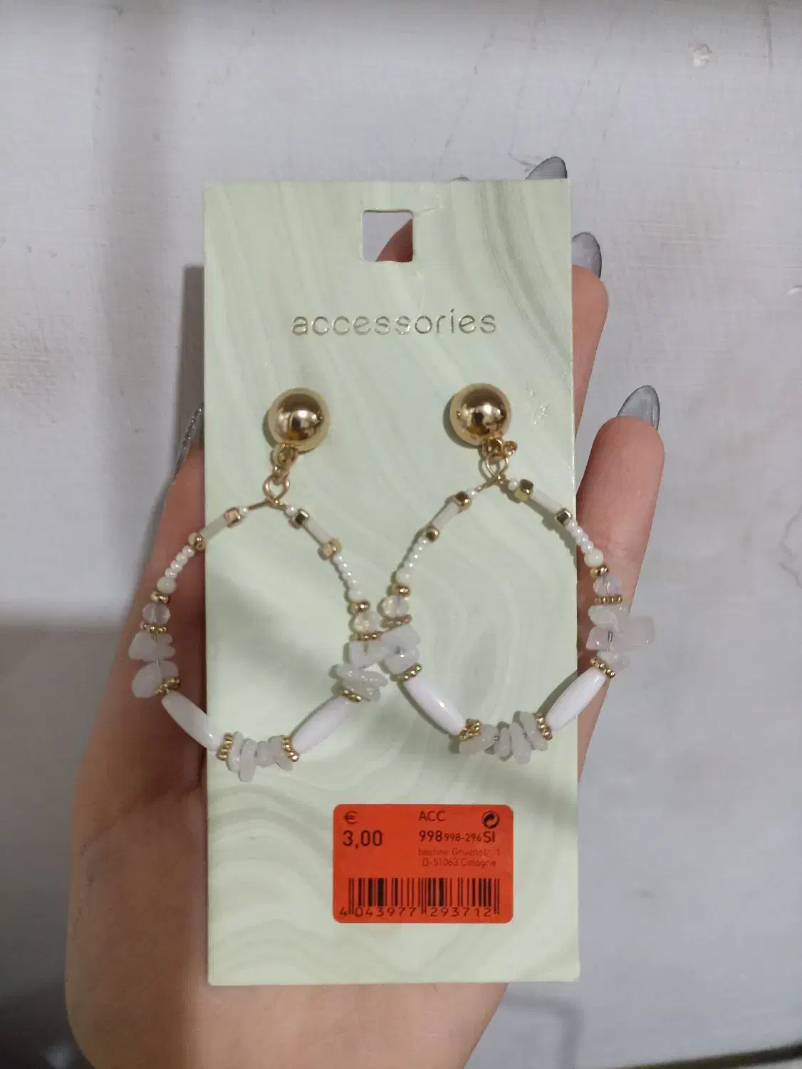 گوشواره سفید صدفی|بدلیجات|کرمانشاه, |دیوار