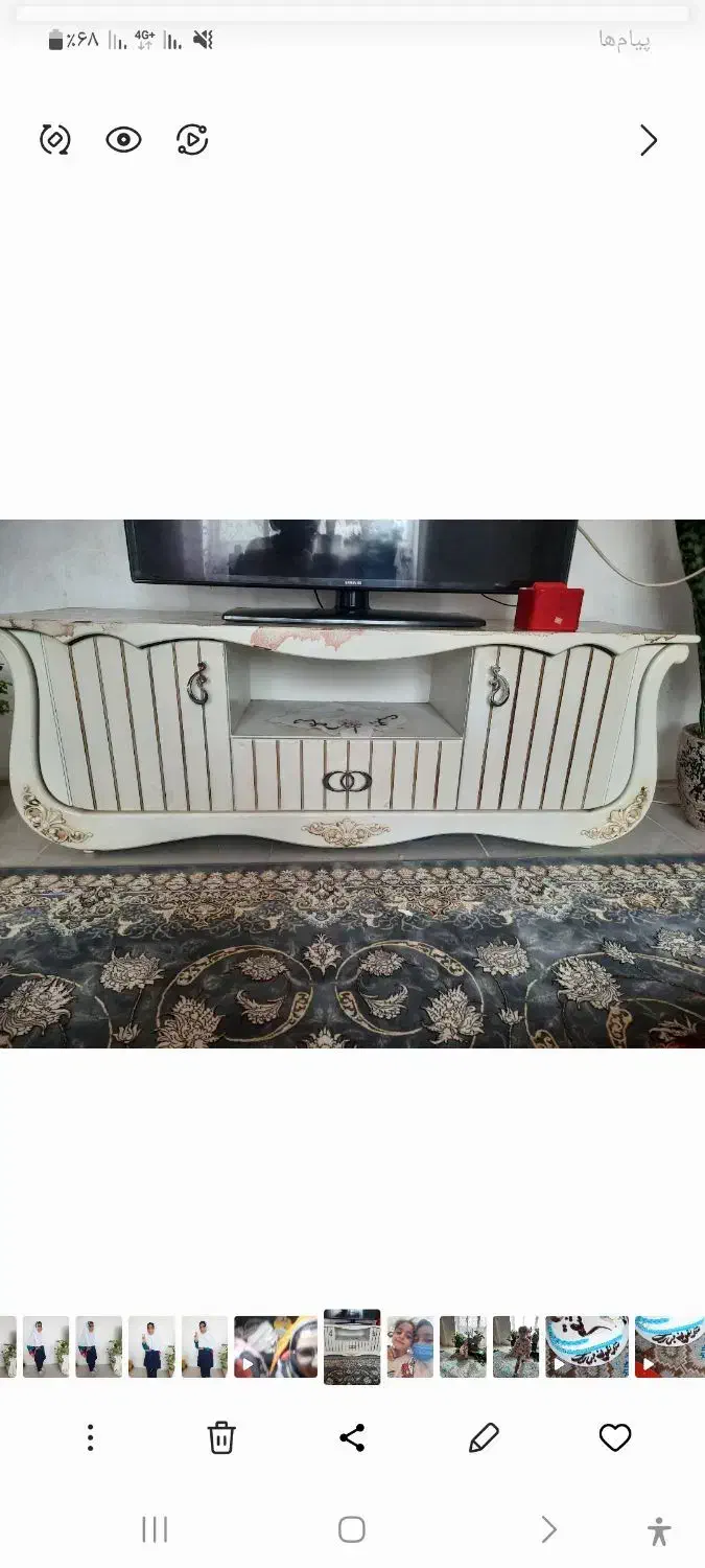 دوعدد میز تلوزیون تر تمیز ۴۰۰|میز تلویزیون|بهمن, |دیوار