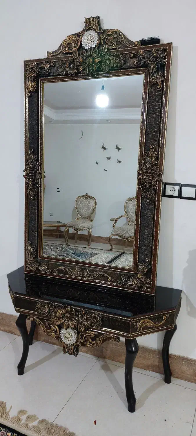 ساعت و آینه|ساعت دیواری و تزئینی|نورآباد, |دیوار