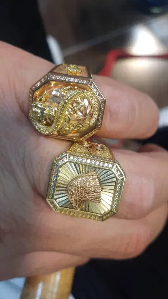 4عددانگشترطلا به وزن51گرم|جواهرات|اراک, |دیوار