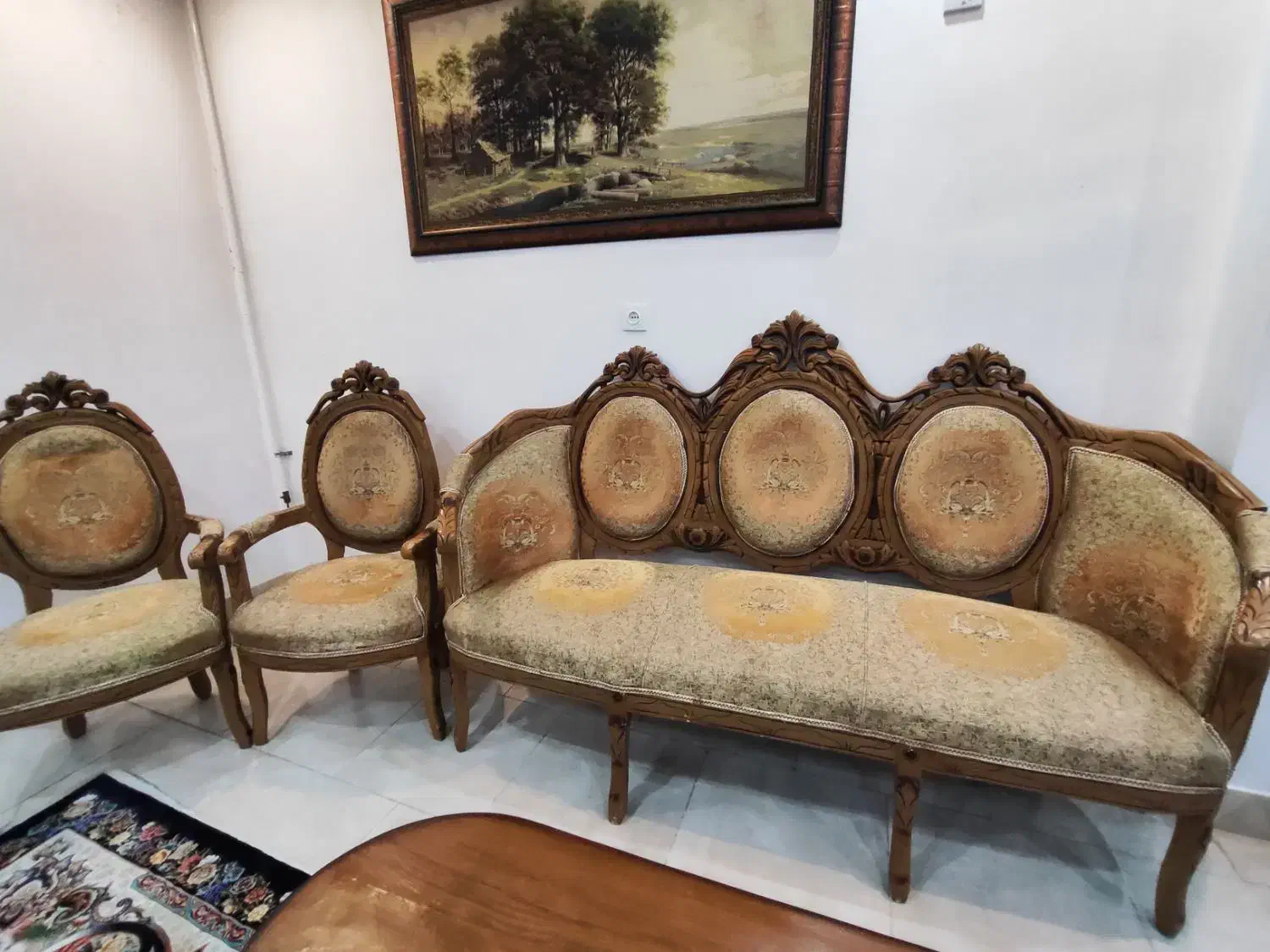 مبل سلطنتی|مبلمان خانگی و میز عسلی|بندر ماهشهر, |دیوار