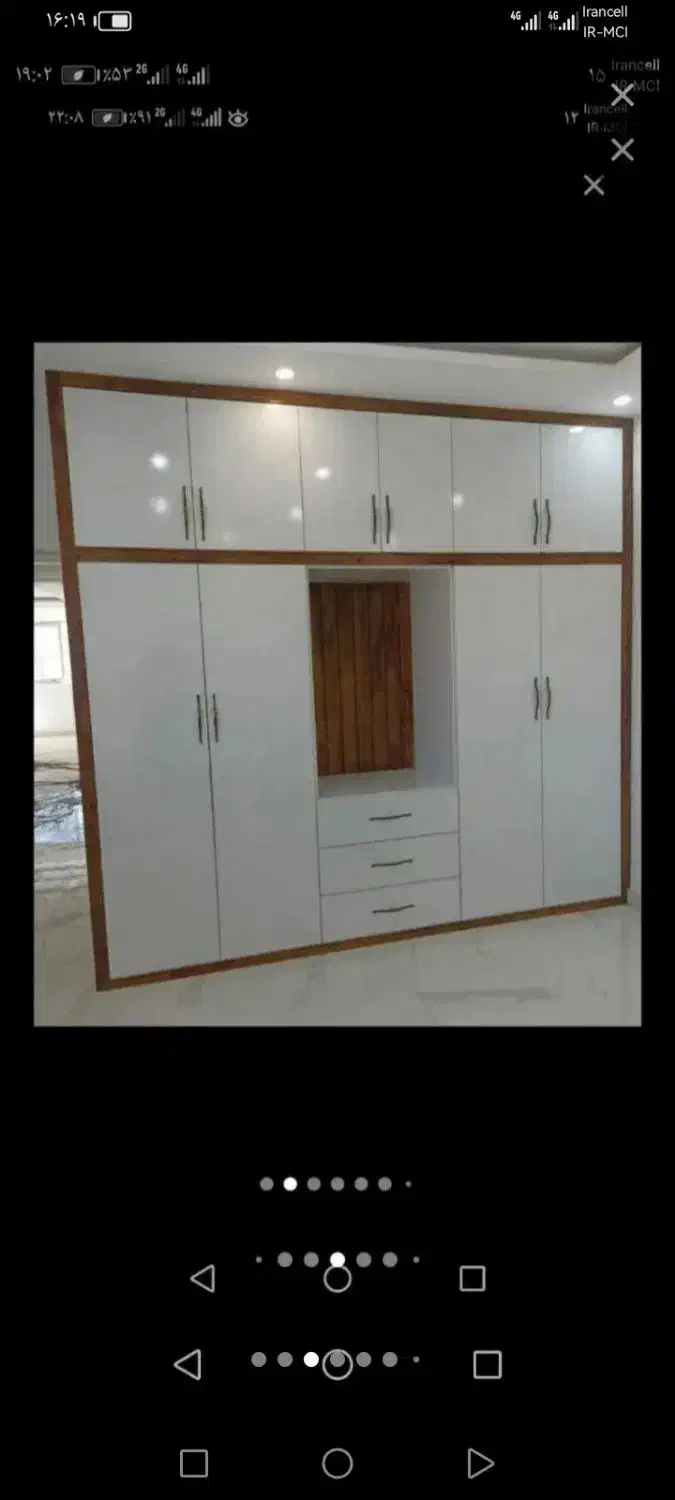 کمد دیواری و جاکفشی|جاکفشی، کمد، دراور|گلبهار, شهر جدید گلبهار|دیوار