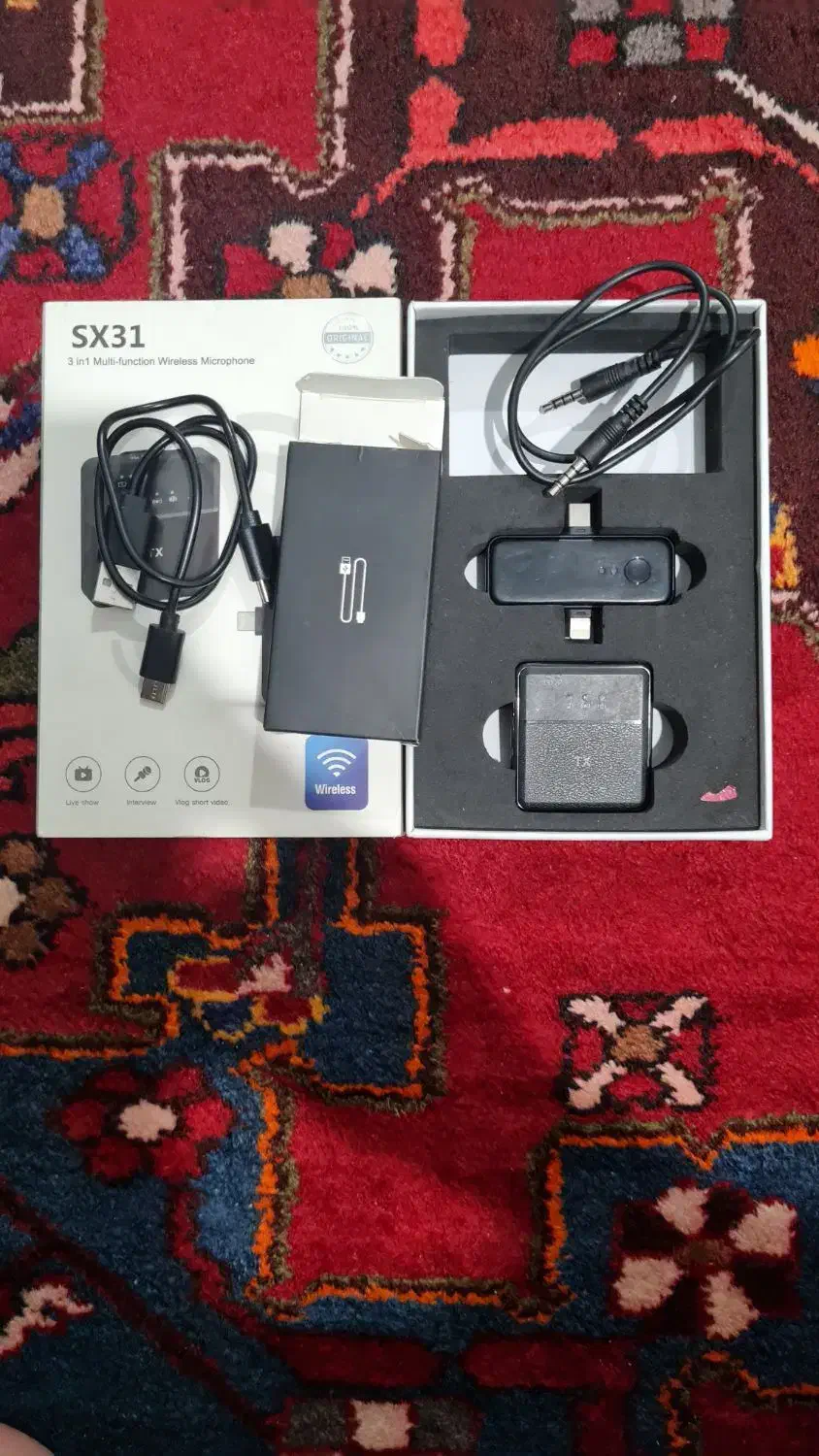 فروش میکروفن یقه ای مدل sx31 3in1|صوتی و تصویری|تهران, ورزشگاه آزادی|دیوار