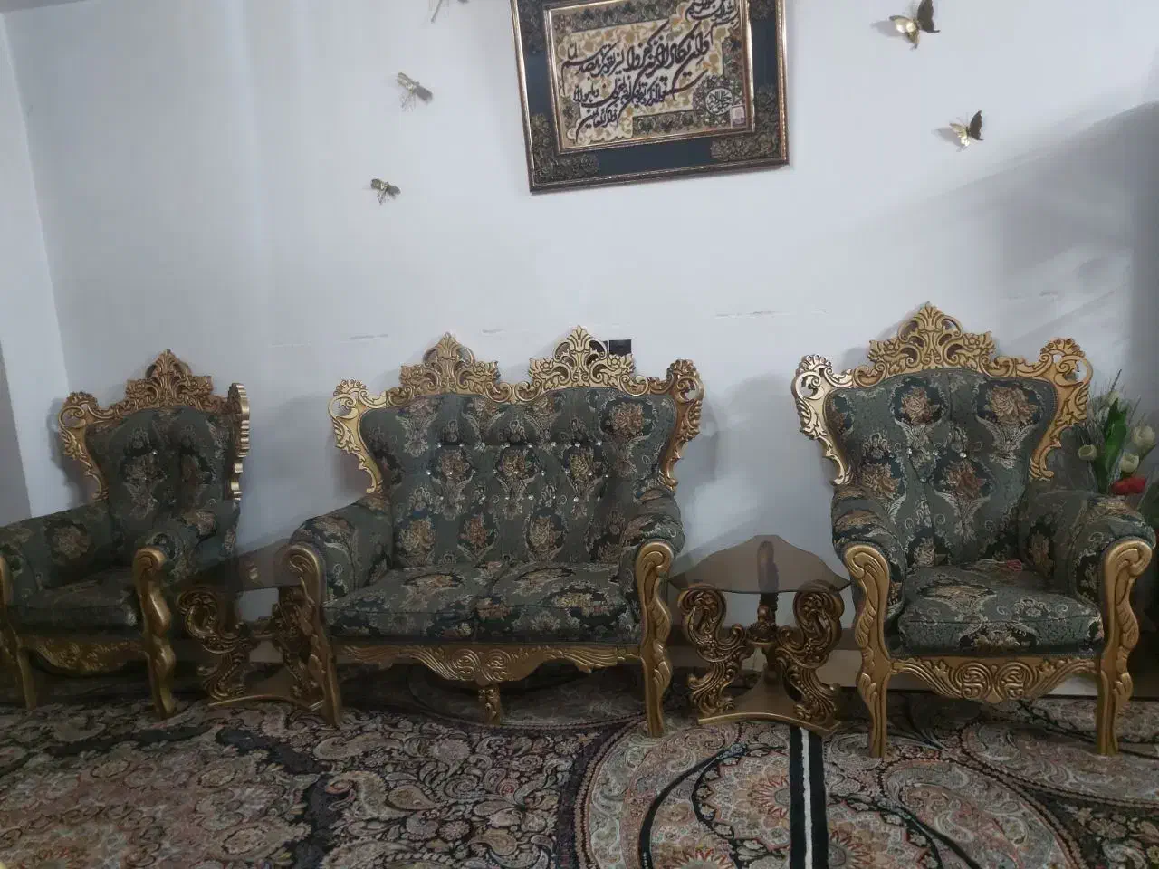 مبلمان سلطنتی|مبلمان خانگی و میز عسلی|ورامین, ورامین|دیوار