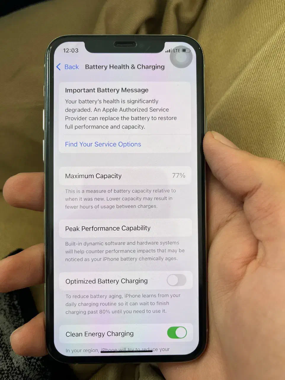 iPhone 11 pro 256g|موبایل|رشت, یخسازی|دیوار