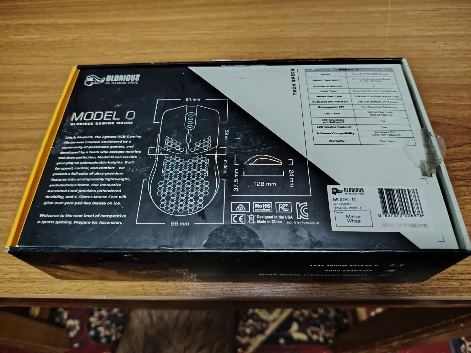 موس glorious model o|قطعات و لوازم جانبی رایانه|سبزوار, توحیدشهر|دیوار