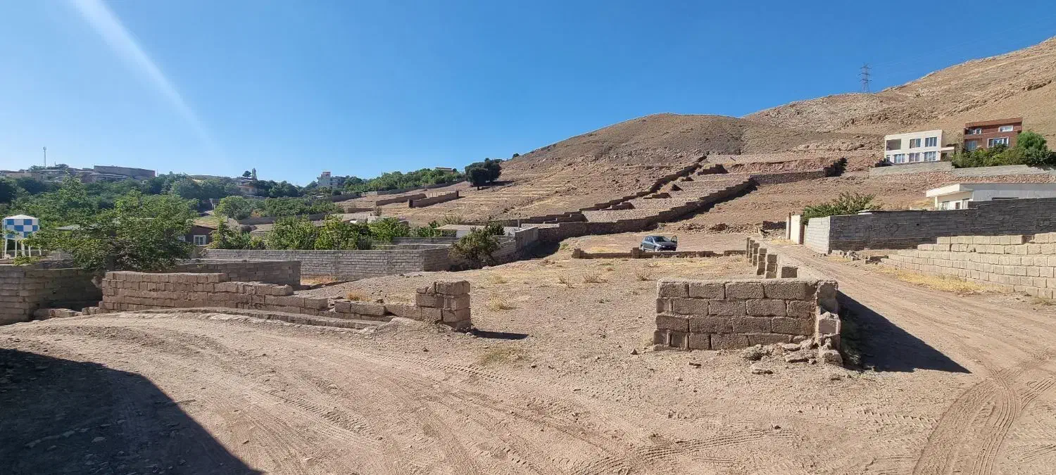 زمین ۵۰۰ متری روی بلندی چسب بافت|فروش زمین و ملک کلنگی|هشتگرد, فشند|دیوار