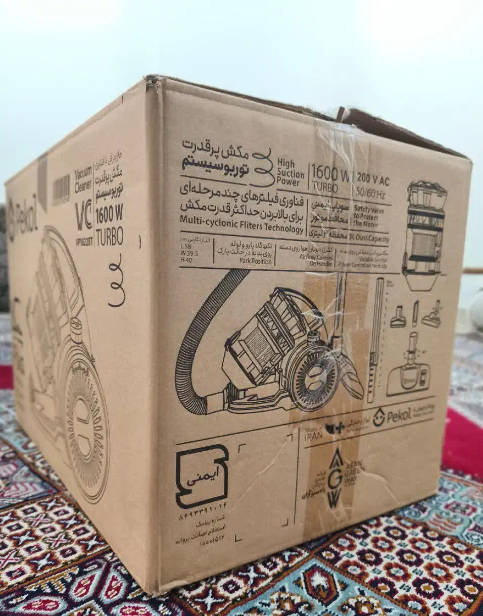 جارو برقی پیکول ۱۶۰۰ وات نو|جاروبرقی، جارو شارژی، بخارشو|تهران, سجاد|دیوار