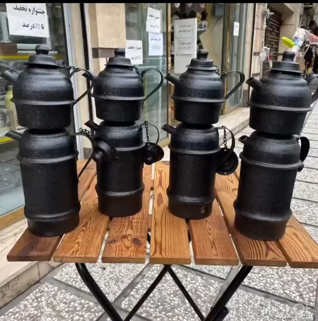 کتری قوری شامورتی ذغالی کمپی|قوری، کتری، قهوهساز دستی|اصفهان, ملاصدرا|دیوار