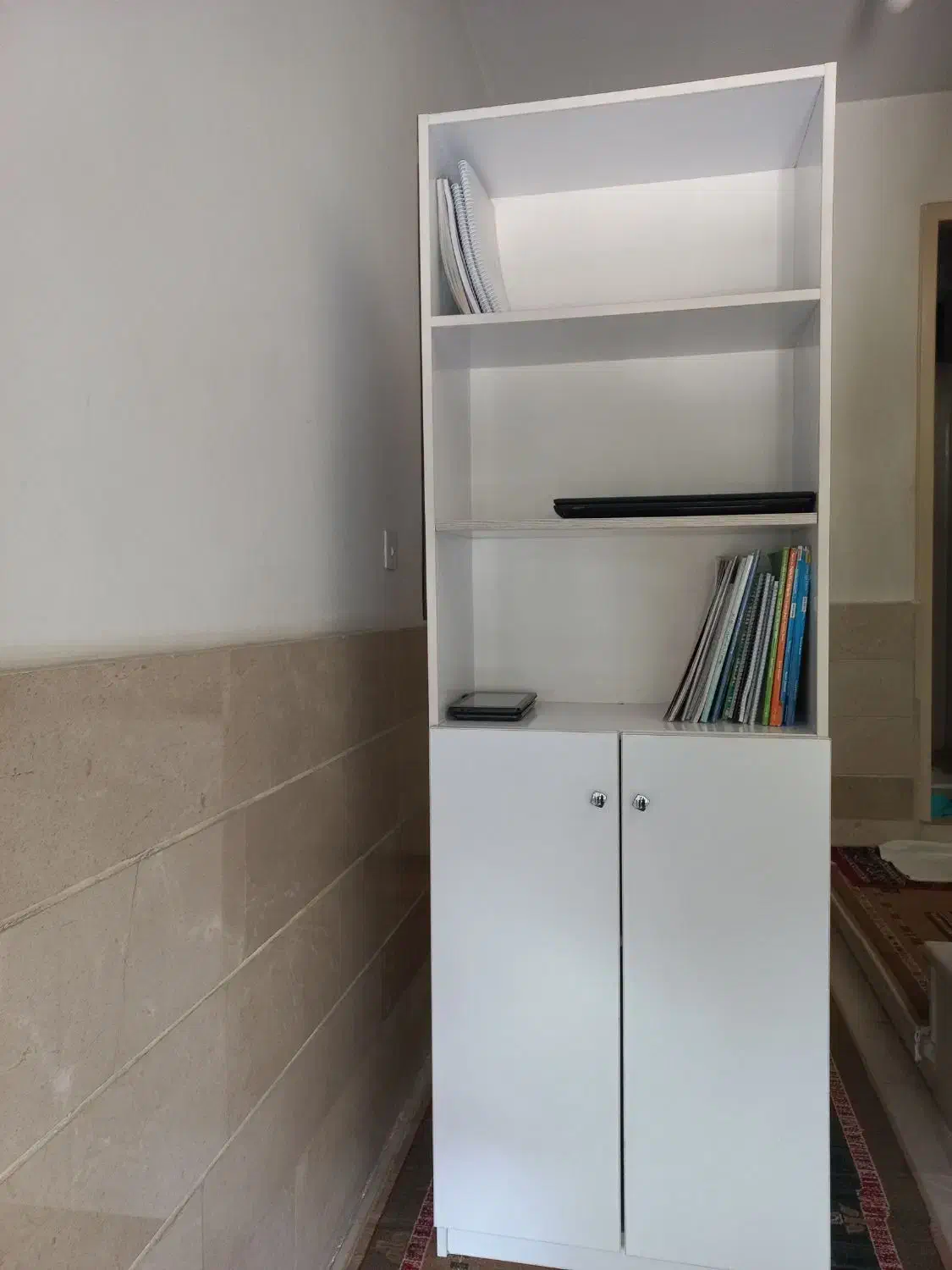 کتابخانه تمام ام دی اف|کتابخانه، شلف، قفسههای دیواری|ری, دیلمان|دیوار