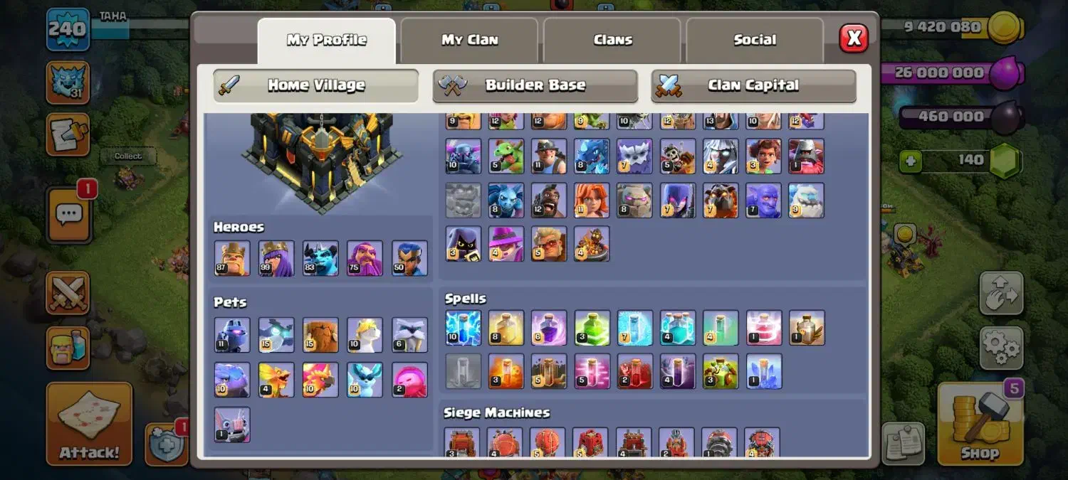 کلش اف کلنز بازی|کنسول، بازی ویدئویی و آنلاین|مشهد, کلاهدوز|دیوار