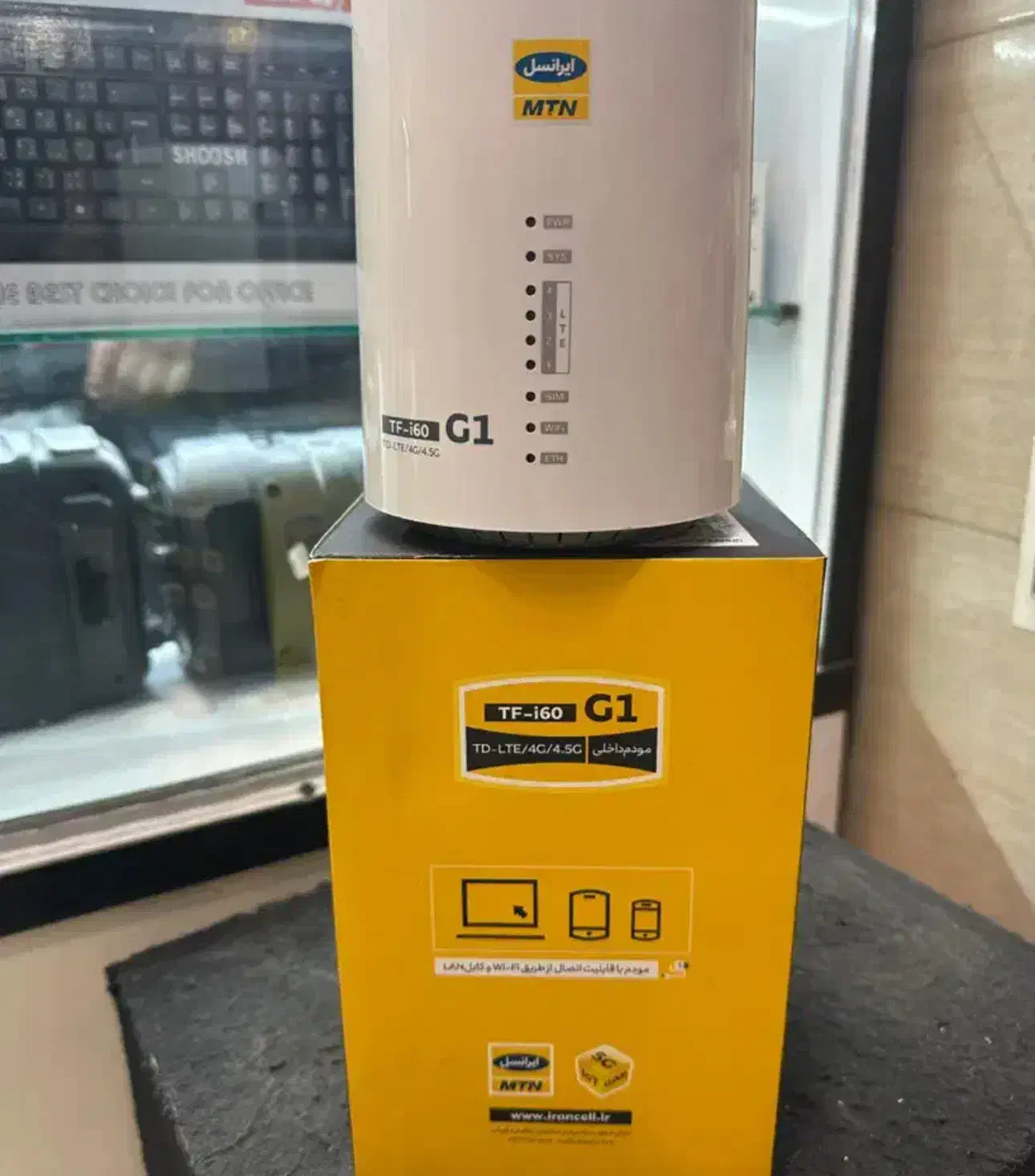 مودم ۴.۵جی tdlte ایرانسل سیمکارت خور i60 g1|مودم و تجهیزات شبکه|تهران, پونک|دیوار
