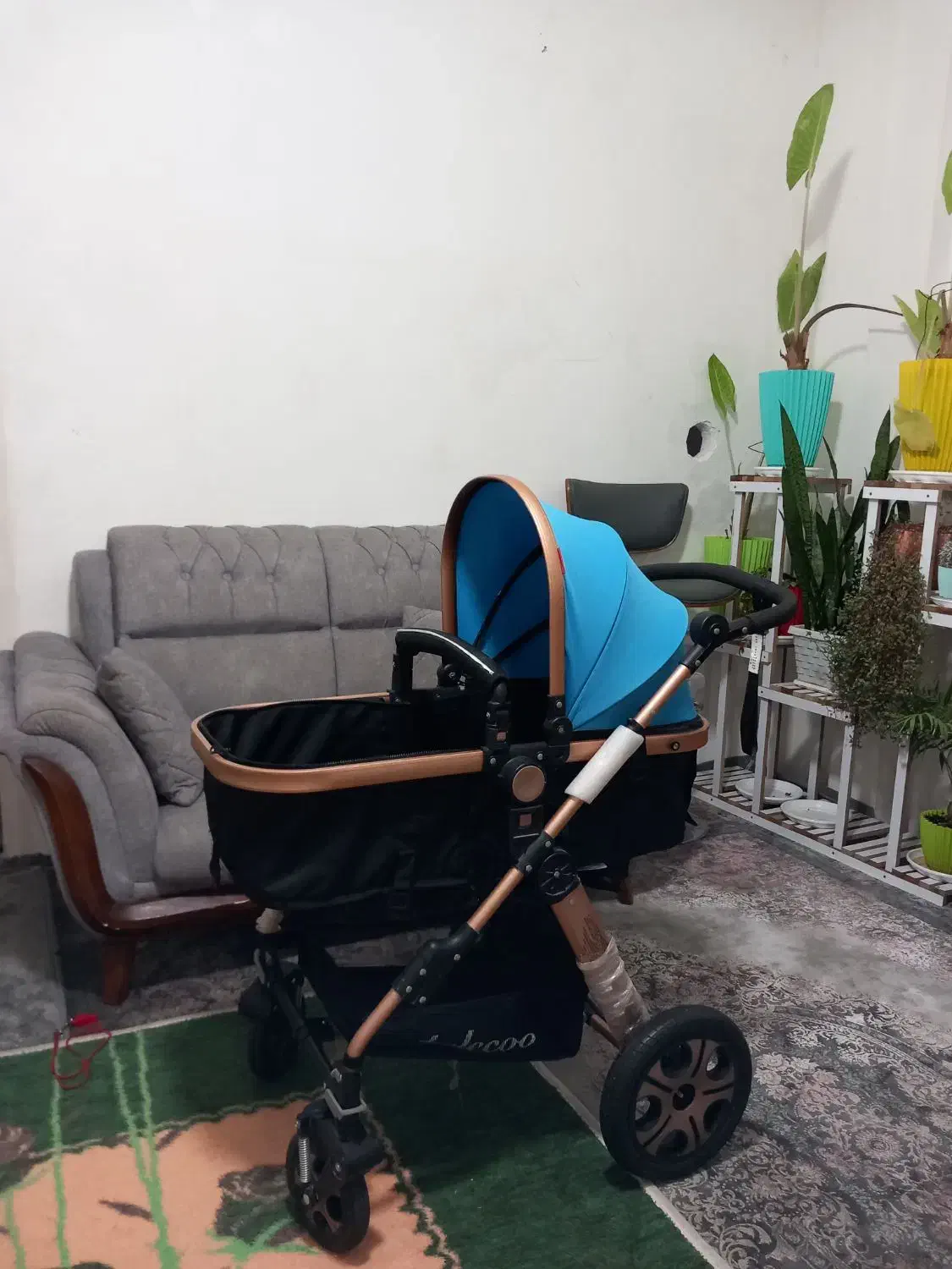 فروش کالسکه بلکو لوکس در حد نو|کالسکه و لوازم جانبی|کرمانشاه, |دیوار