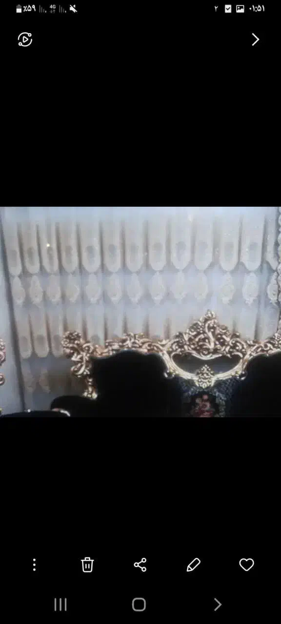 پرده|پرده، رانر، رومیزی|اسلامشهر, شهرک محمدیه|دیوار