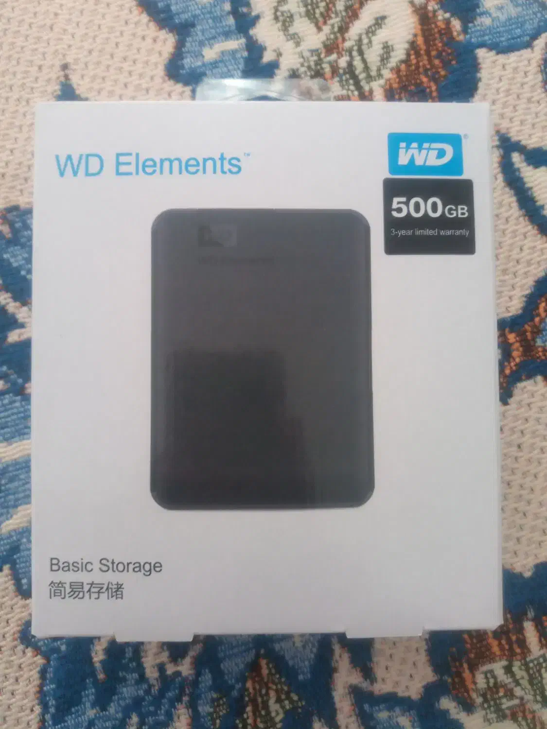 هارد اکسترنال 500 گیگ Wd نو|قطعات و لوازم جانبی رایانه|برخوار, |دیوار