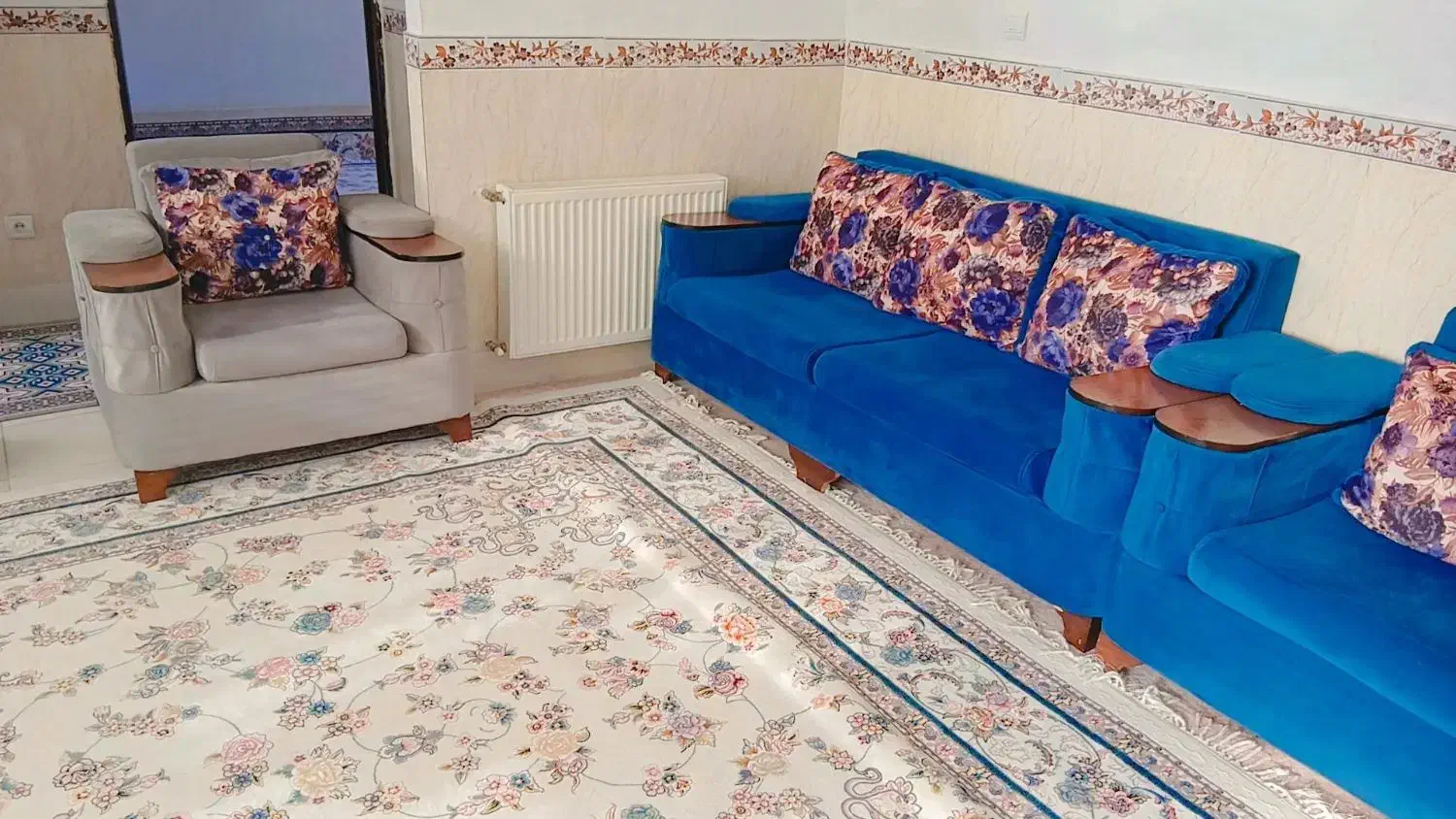 مبل 7نفره در حد نو|مبلمان خانگی و میز عسلی|جوانرود, |دیوار