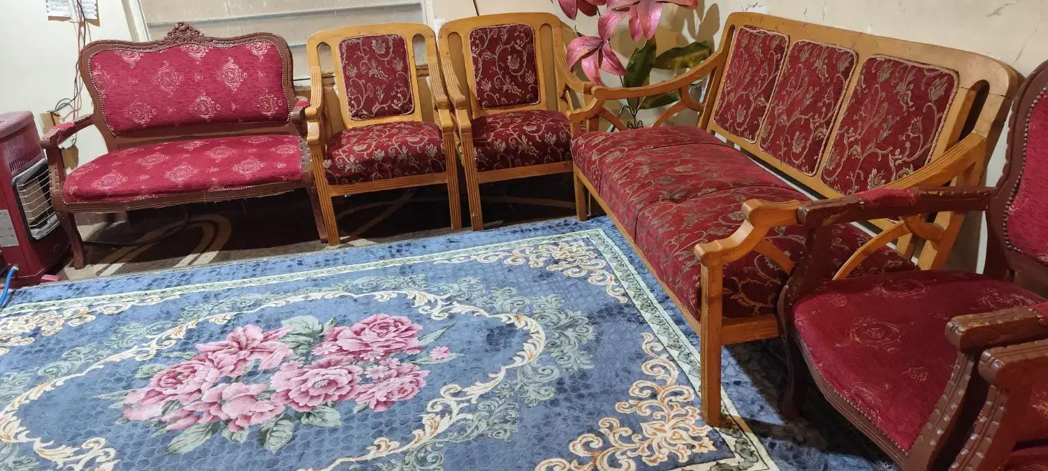 دو نوع مبل هفت نفره جمعا چهارده نفره|مبلمان خانگی و میز عسلی|اهواز, یوسفی|دیوار
