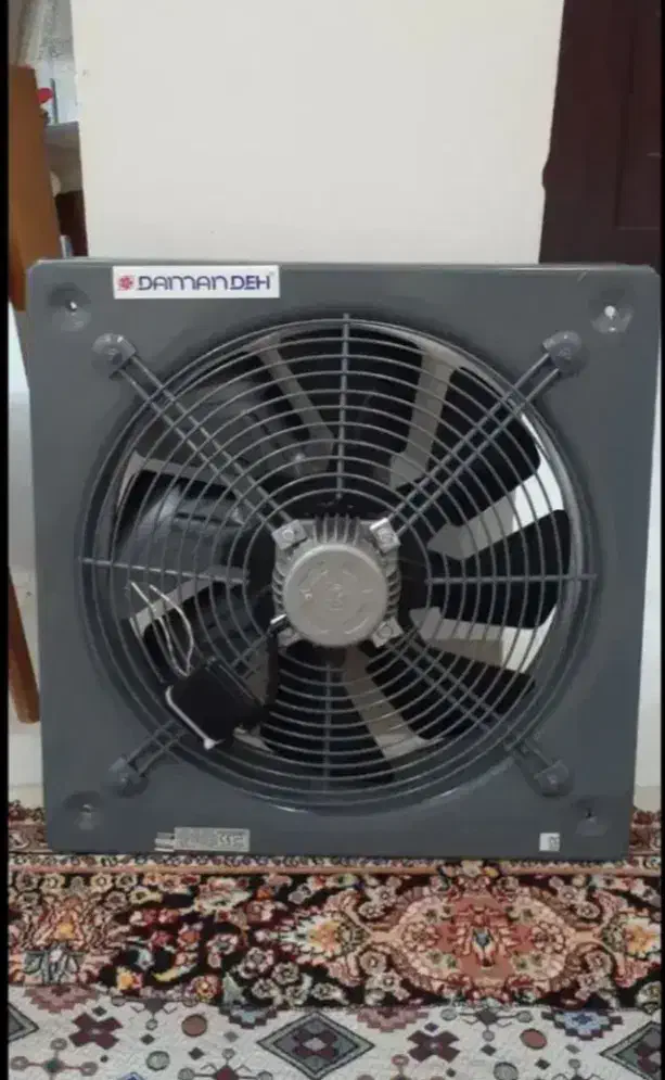 هواکش صنعتی دمنده|پنکه و تصفیه‌کنندهٔ هوا|گرگان, |دیوار