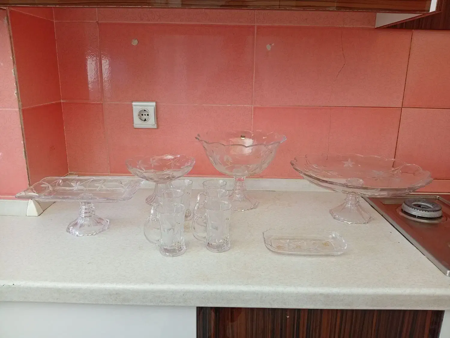 تعدادی بلور|ظروف سرو و پذیرایی|اصفهان, ملک|دیوار