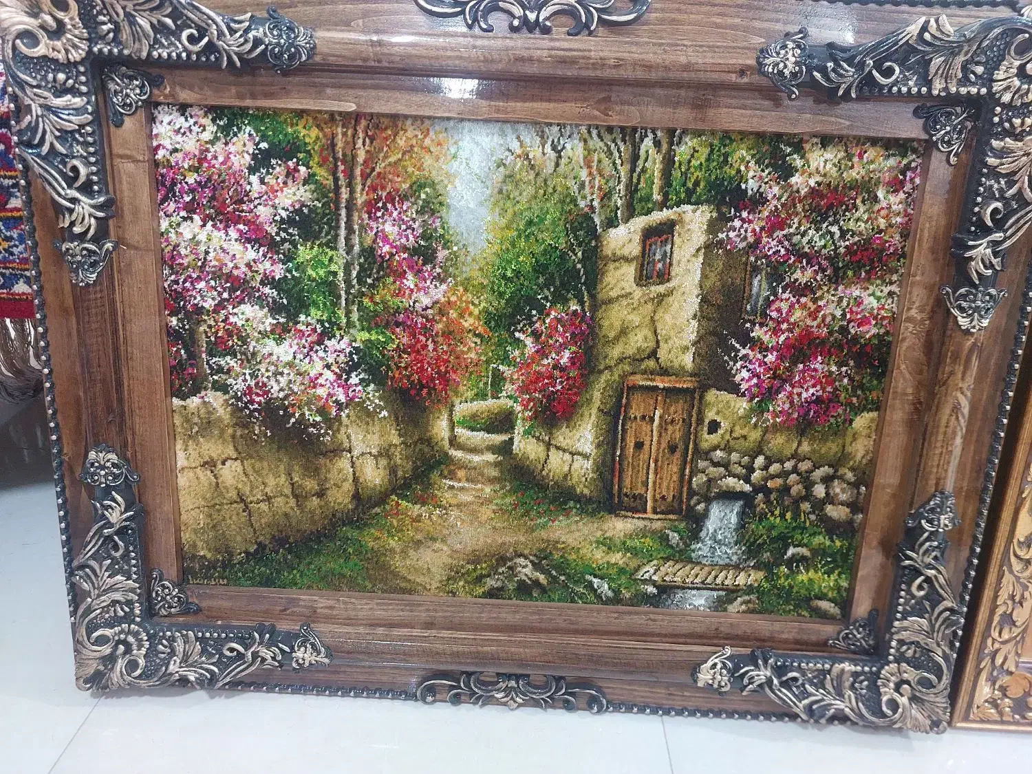 گالری فرش وتابلوفرش دسبافت سوری|فرش|خرم‌آباد, |دیوار